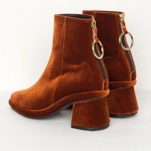 Reike Nen Ring Copper Velvet Boots